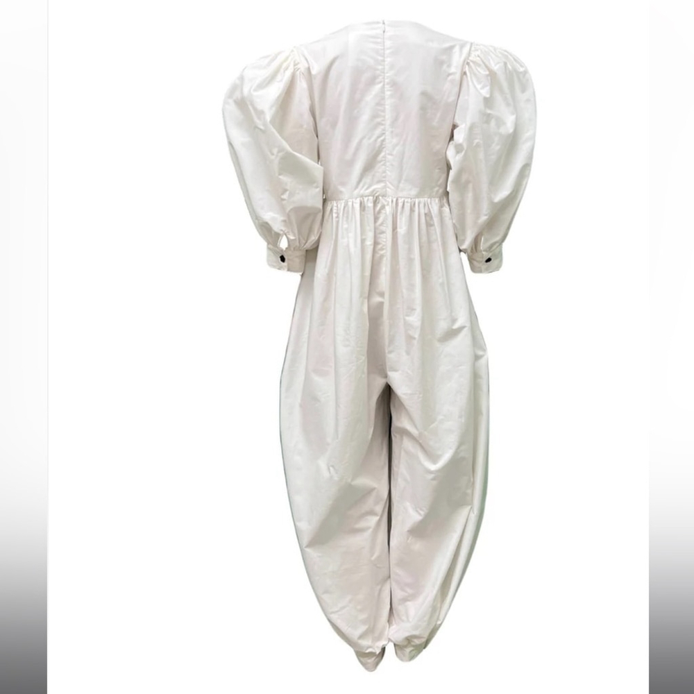 NWT Taylor Dorry ‘The Amelia Jumpsuit’ In Wonder Organic Cotton Sz 8 - Picture 3 of 16